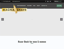 Tablet Screenshot of magnashave.com